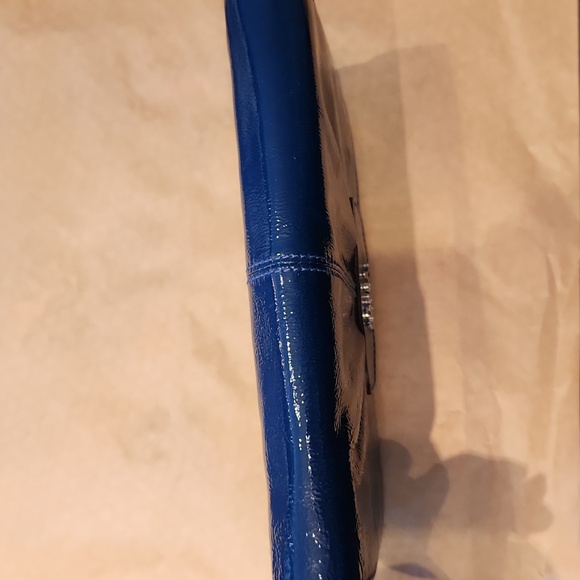 Coach Blue Patent Clutch/Wristlet - Picture 11 of 11